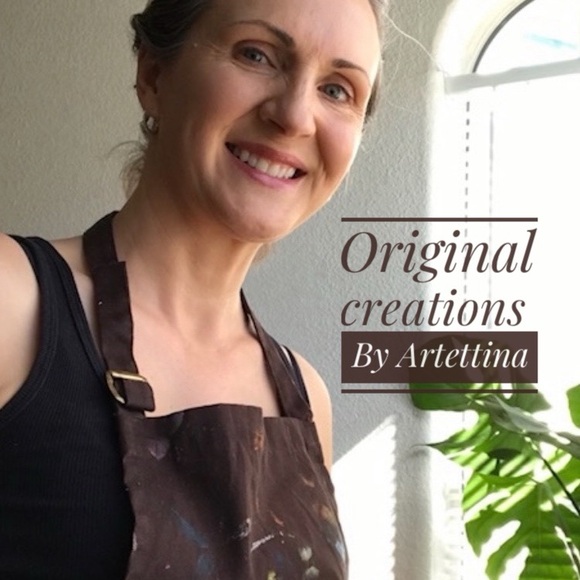 Original Watercolor Painting Blue heron art Birds Flight Home decor Artettina - Picture 7 of 7